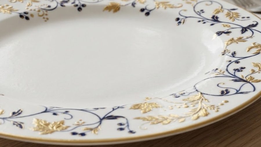Golden Ivy Platter — alternate view